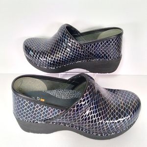 Dansko XP 2.0 Reptile Diamond Slip On Leather Comfort Shoes Women's US 6.5/7